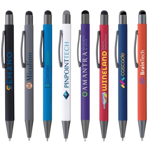 Bowie Softy w/Stylus - ColorJet - Full-Color Metal Pen