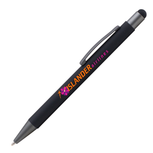 Bowie Softy w/Stylus - ColorJet - Full-Color Metal Pen