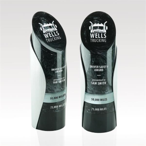 Puck Award - Cylinder Resin & Stainless - Chicago