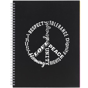 8.5" x 11" FSC® Mix Remark 5-subject Notebook