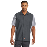 Red Kap® Short Sleeve Ripstop Crew Shirt