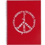 8.5" x 11" FSC® Mix Remark 5-subject Notebook