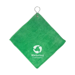 Microfiber Golf Towel With Grommet And Hook