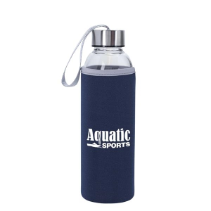 18 Oz. Aqua Pure Glass Bottle